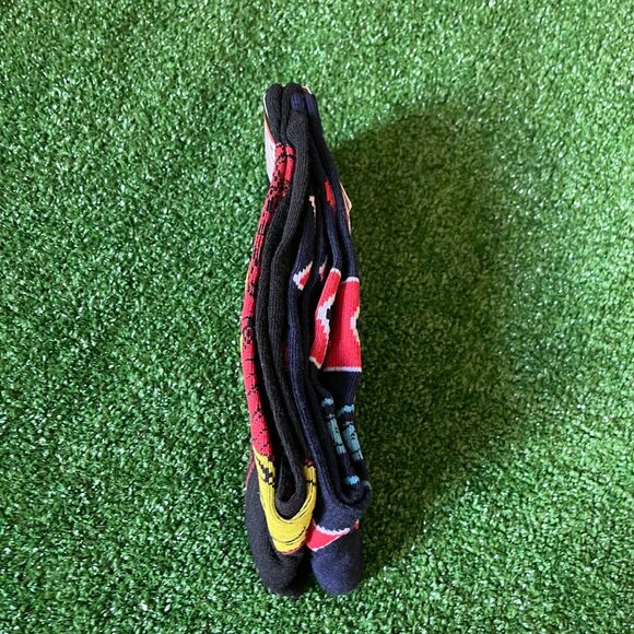 Marvel Set of 2 Ironman plus Avengers Hero Logo Casual Crew Socks Size 6-12 NEW - Picture 4 of 7